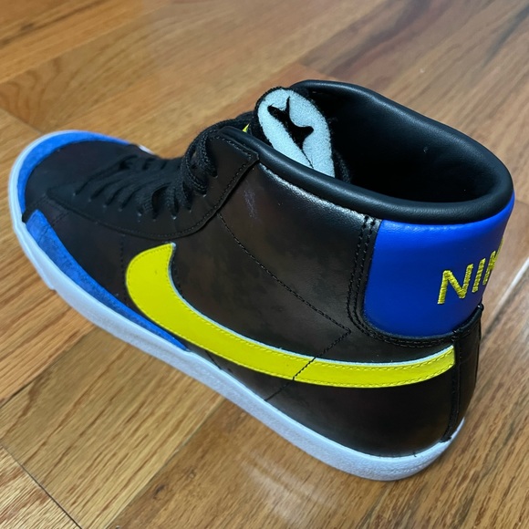 NIKE BLAZER MID '77 VINTAGE SHOES PEACE LOVE & BASKETBALL MENS SZ 9.5 DC1414 001 - Picture 10 of 12